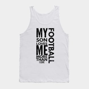 Father Son Football Tank Top